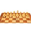 Wooden Handmade Foldable Magnetic Chess Board Set Wooden with Magnetic Pieces and Extra Queens for Kids and Adults (12x12 Inches, Brown)