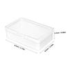 LEDMOMO 12-Piece Box, High Clear Plastic Box Holder, Clear Tarot Bag, Playing Multi-Sized Small Shipping Box, Organizer, Card Case, Pile Crate, Bundle
