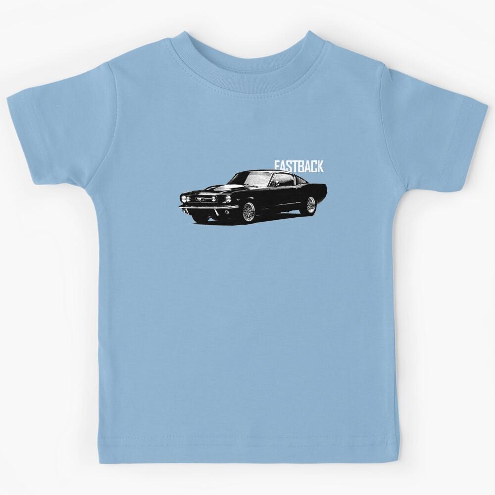 The 1965 Mustang Fastback Kids T-Shirt 130