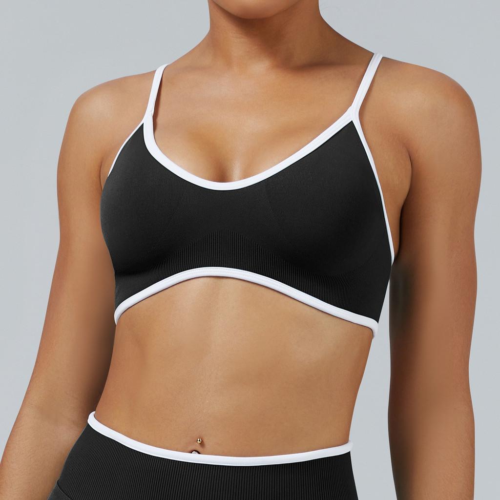 Youthful Activewear Sports Bra With Siliconefree Full Coverage Support For Yoga And Fitness Enthusiasts