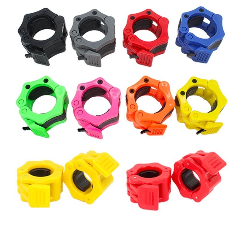 1 Ζεύγος 25/30mm Σφιγκτήρες Μπάρας Άρσης Βαρών Γυμναστικής Ταχείας Απελευθέρωσης Κολάρα Μπάρας Άρσης Βαρών Αλτήρας Περιστροφικού Κλειδώματος Μπάρα Άρσης Βαρών