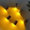 Electroplated LED Rotating Pen Light - DIY Mini Decorative Light in Warm & White Colors
