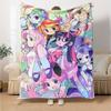 1pc My Little Pony4 Blanket, Gift, for Men and Women, Soft Blanket, Good for Sofa Bed Couch Travel, Lightweight Flannel Blanket