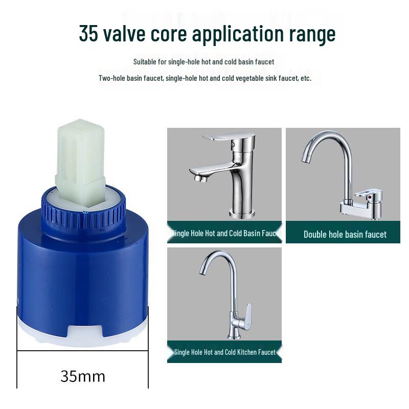 KEGOO Keramický ventilový vložka pro studenou a horkou vodu