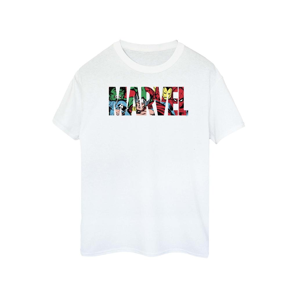 Marvel Comics Womens/Ladies Characters Cotton Logo T-Shirt