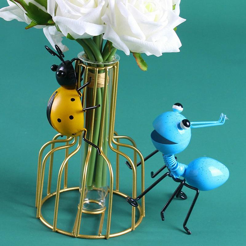 Bonita estatua de hormiga para decoración de jardín, figura de hormiga para decoración de césped y patio al aire libre, escultura de hormiga, decoración de escritorio para el hogar