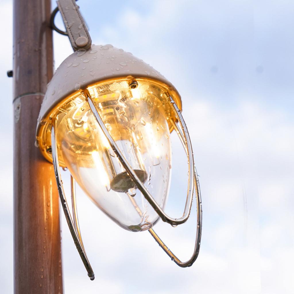 Buiten Warm Licht Sfeerverlichting Tentlamp LED Campinglamp Traploos Dimbaar Elektriciteitsweergave