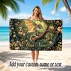 Dragon Theme Soft Beach Towel Personalized Custom Name Text Towel Portable for Beach Pool Travel