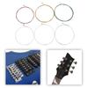 6PCS Professional Electric Guitar Strings Acoustic Guitar Accessories Music Performances Strings Stainless Steel Texture