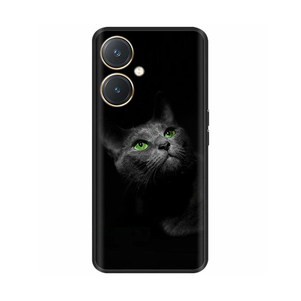 For Vivo Y27 Case Black Cover Skull Wolf Silicone Soft Back Cases For Vivo Y27 5G Phone Case VivoY27 Y 27 2023 Protective Shell