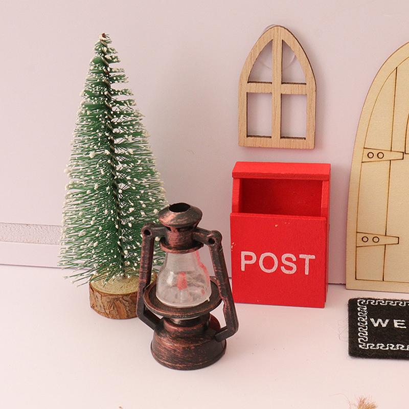 

24 шт./компл. кукольный домик мини рождественский основной цвет эльфийские ворота сказочная дверь для кукольного домика миниатюрная сцена рождественские детские игрушки украшения своими руками one size