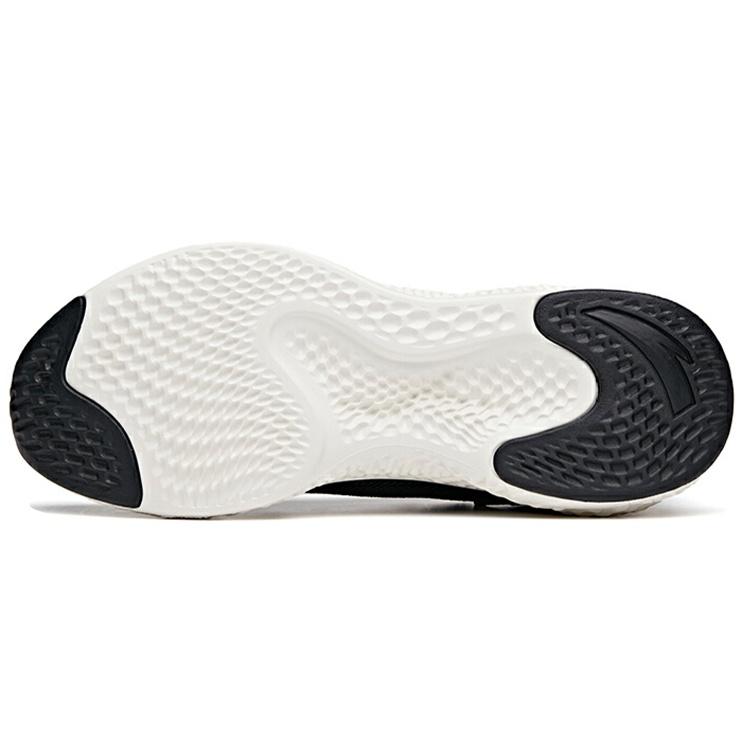 (WMNS) ANTA Running Series Sneakers 'Black Ivory White' Women's 122115536S-4