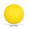 10pcs Yellow PU Soft Golf Practice Balls – High Visibility PU Foam Training Balls for Backyard, Driving Range & Indoor Use