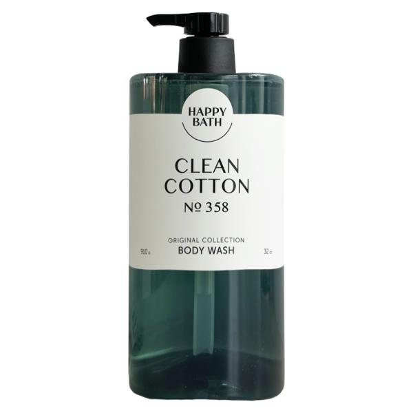 HAPPY BATH Original Collection Clean Cotton Body Wash 910g