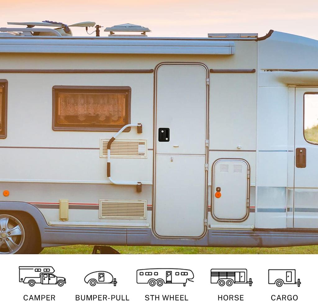 Rv Class C Door Deadbolt Lock Latch Motorhome Camper Outdoor Lock Travel Trailer Truck Caravan Entry Compact Rv Lock
