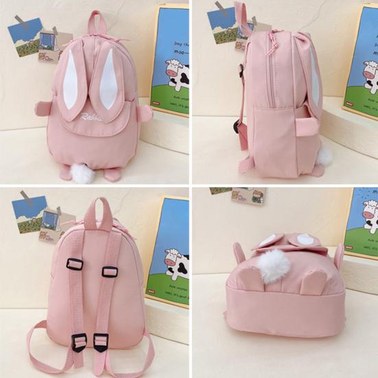 Kids Rabbit Backpack Cute Bunny School Bag with Adjustable Shoulder Straps Small Backpack for Preschool Boys Girls Kindergarten