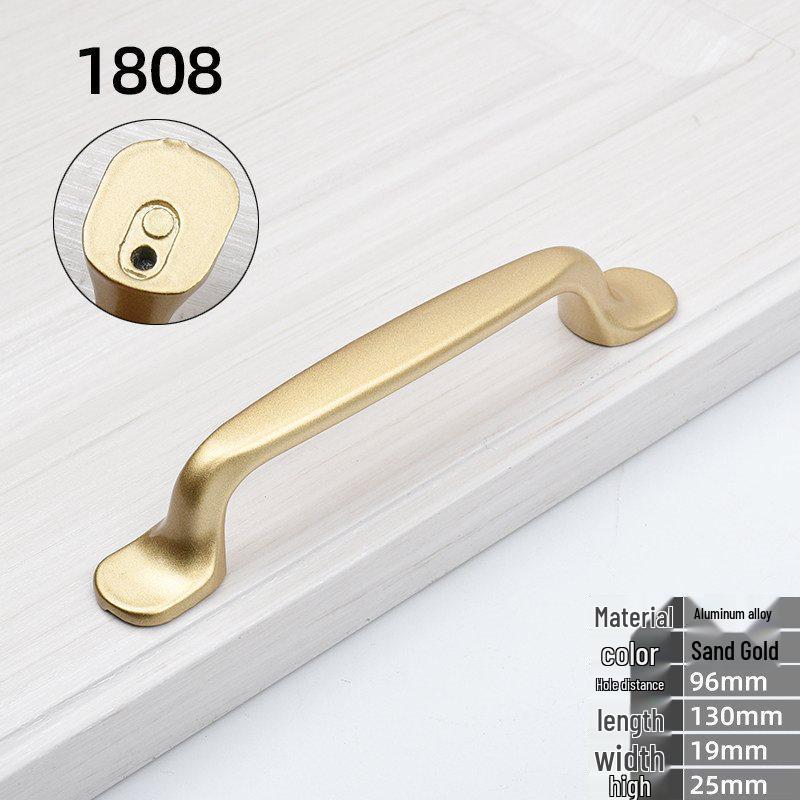 Modern Minimalist Gold Nordic Cabinet & Drawer Handles