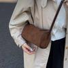 Retro Messenger Bag, Girls Autumn and Winter New Fashion Matte Texture Shoulder Small Square Bag