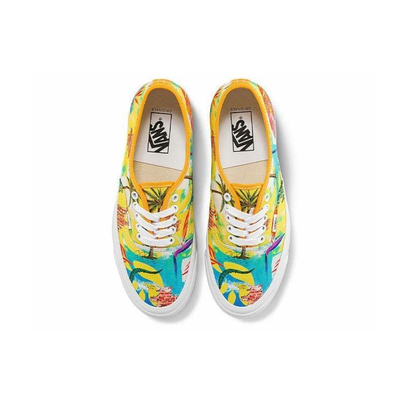Vans Authentic LX Fun Print Low Top Sneakers Unisex Multi Color VN0A4BV9B4T