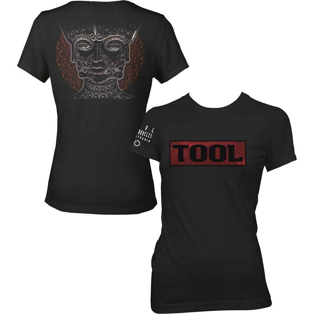 Tool Ladies TShirt Shaded Box (Back Sleeve Print) (XxxxLarge) S