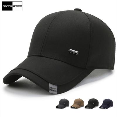 Men Baseball Cap Solid Snapback Hat Dad Hats Bone Cotton Trucker Cap Male for Spring Summer Hat