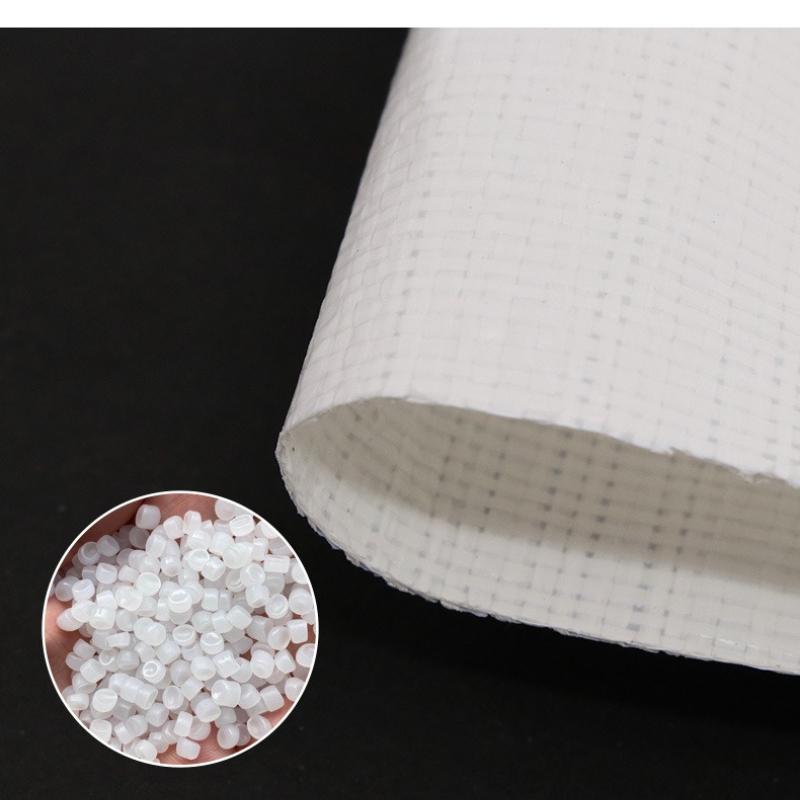 Telo Ombrellone Bianco e Resistente ai Raggi UV Materiale PE Spesso Telo Impermeabile Tende da Esterno Teli per Cortili Campeggio Tessuto per Protezione Solare