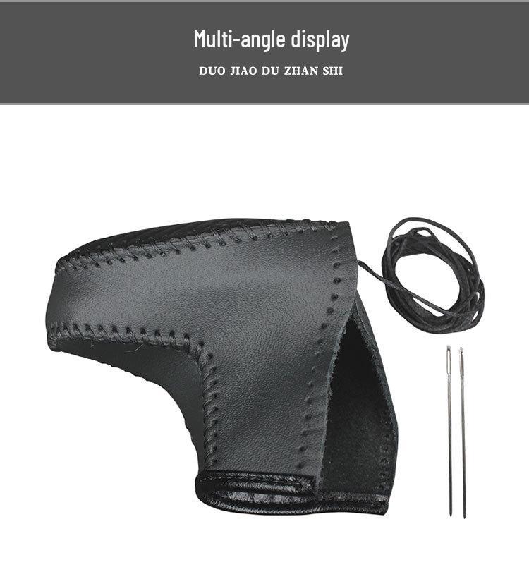 Genuine Leather Gear Shift Cover for 2021-2024 US Elantra, Santa Cruz, and Tucson