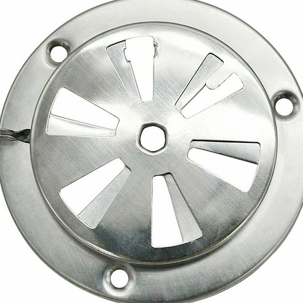 1 Pezzo Foro di Sfiato Regolabile Affumicatore Sfiato Aria Regolatore Aria Argento Valvola di Controllo Aria per Strumento Barbecue da Esterno