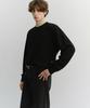 Deonseuteupomaen Buttoned Crewneck Sweater_Unisex_Udsw6A107_Black