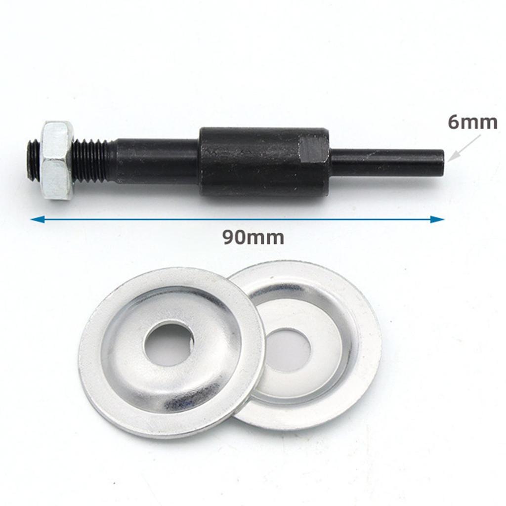 Motor Spindle Adapter Grinding Wheel Shaft Polisher Connecting Rod Grinder Accessory for Hand Grinder Support