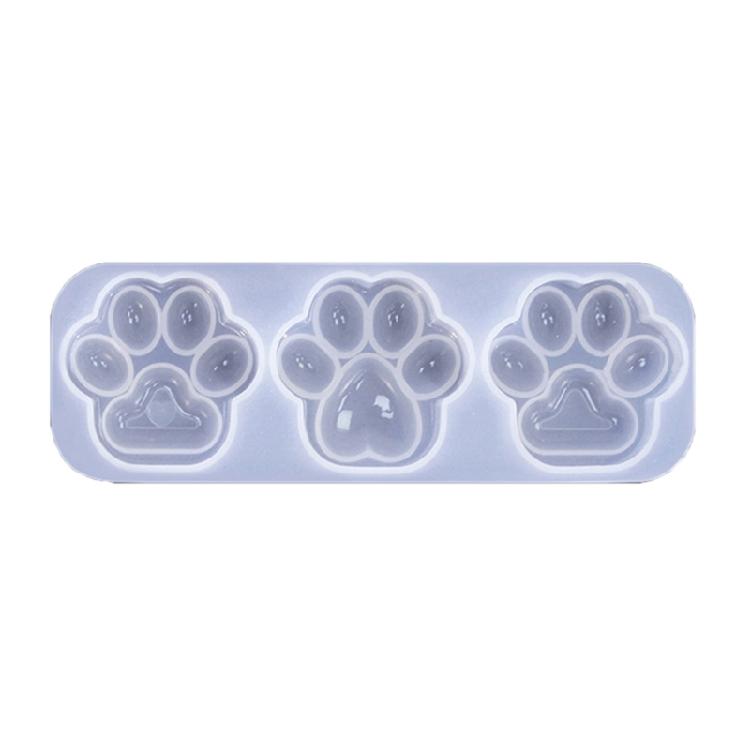 Cat Paw Silicone Mold Pendant Epoxy Resin Casting Mould Keychain Jewelry Making