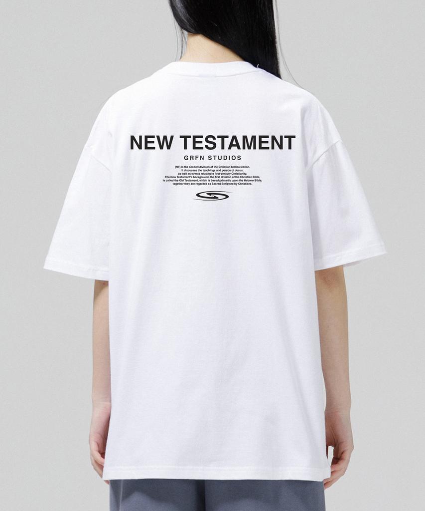 Geulaenpini New Testament Oversized Short Sleeve Tee - White