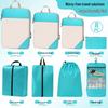 Lishen 8-Piece Waterproof Compression Travel Organizer Set