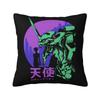 Custom Luxury EVA Evangelions Anime Cushion Cover 45x45cm Soft Harajuku Manga Throw Pillow for Car Square Pillowcase