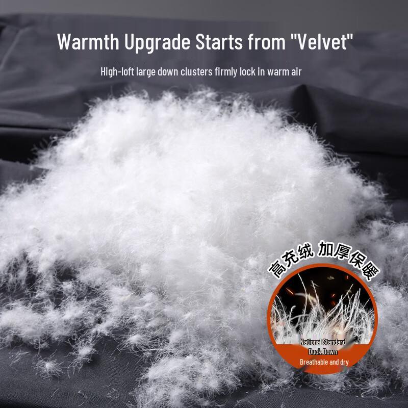 Yaya Men's Thick Straight-Leg Down Winter Pants 9915