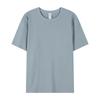 YPRS210g oversize double yarn pure cotton short-sleeved T-shirt for men and women, white heavy loose trendy bottoming shirt