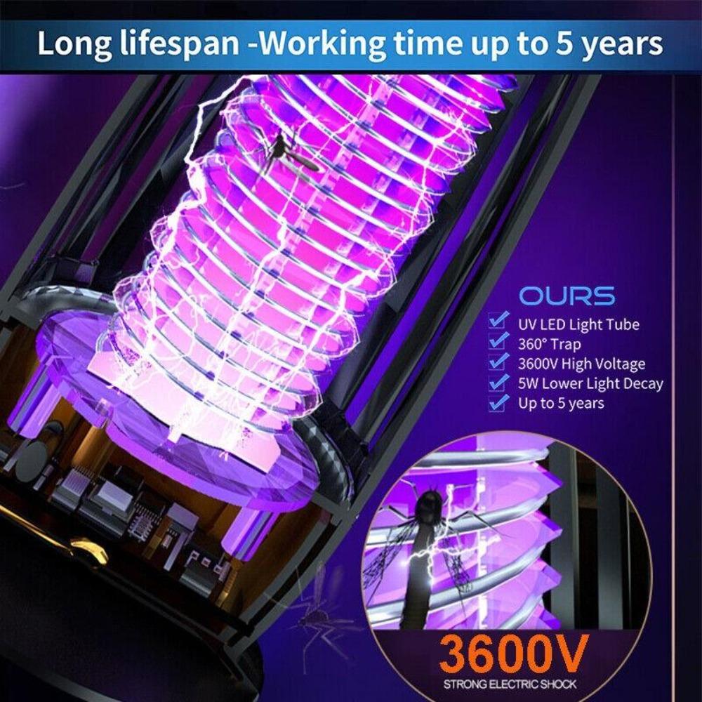 Electric Mosquito Lamp USB Charging Two-In-One Portable Mosquitoes Household Portable Outdoor Electric Shock Mosquito Killer
