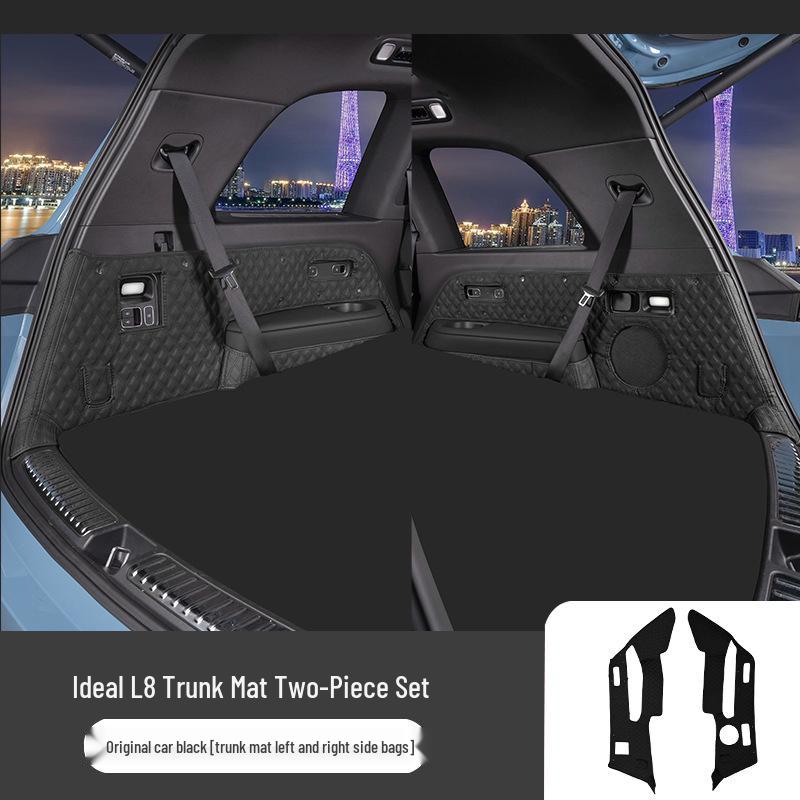Ideal L8 Trunk Mat: Full Coverage Tail Box Liner for Car Interior Modification