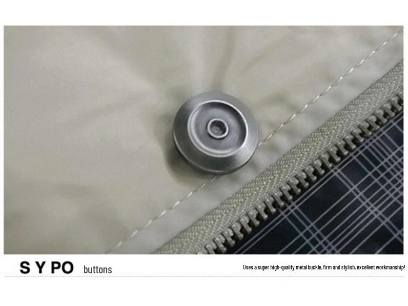 Men's Plus Size Stand-up Collar Jacket for Business Casual - Spring/Autumn Fashion