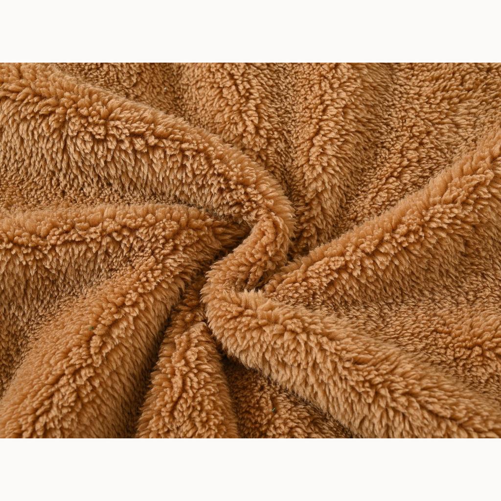 Fleece Children's Jackets Splicing Sleeve Cute Warm Fleece Boys and Girls Casual Sweater Warm Coat