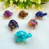 One Piece of Crystal Turtle Jewelry Made with Drop Glue, Ideal for Crafts, Gifts, and Home Decor.