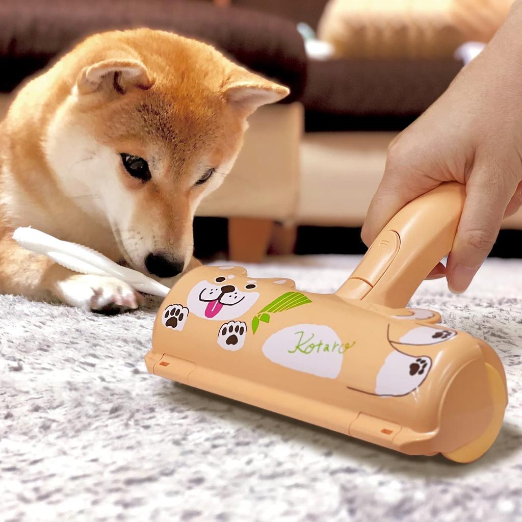 Japan Seal Pakpa Roller Kotaro Dog Hair Remover Cleaning Roller Hair Removal Dust Removal Pet Roller Etiquette Brush Carpet Sofa Rug Cat Hair Dust