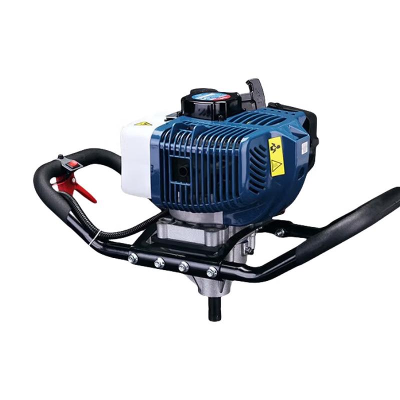 Бензиновый мотобур/ледобур Dongcheng FF-WT200, двухтактный, вилка CN (адаптер в комплекте)