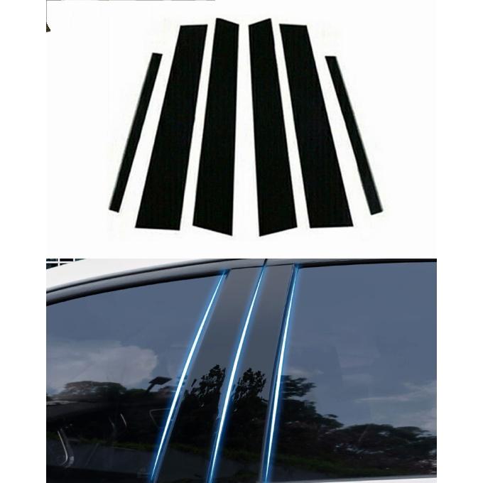 6PCS Polished Pillar Posts For Kia Sportage 2017 2018    2022 Door Window Trim Stickers Auto Accessories