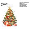 Reusable Static Stickers Christmas Tree Window Cling Xmas with Colorful Balls and No Glue Gift Boxes Holiday PVC Decals for Glass Doors Showcases