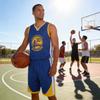 Maglia da Basket Stephen Curry in Poliestere con Tessuto Traspirante per Uomo Adulto