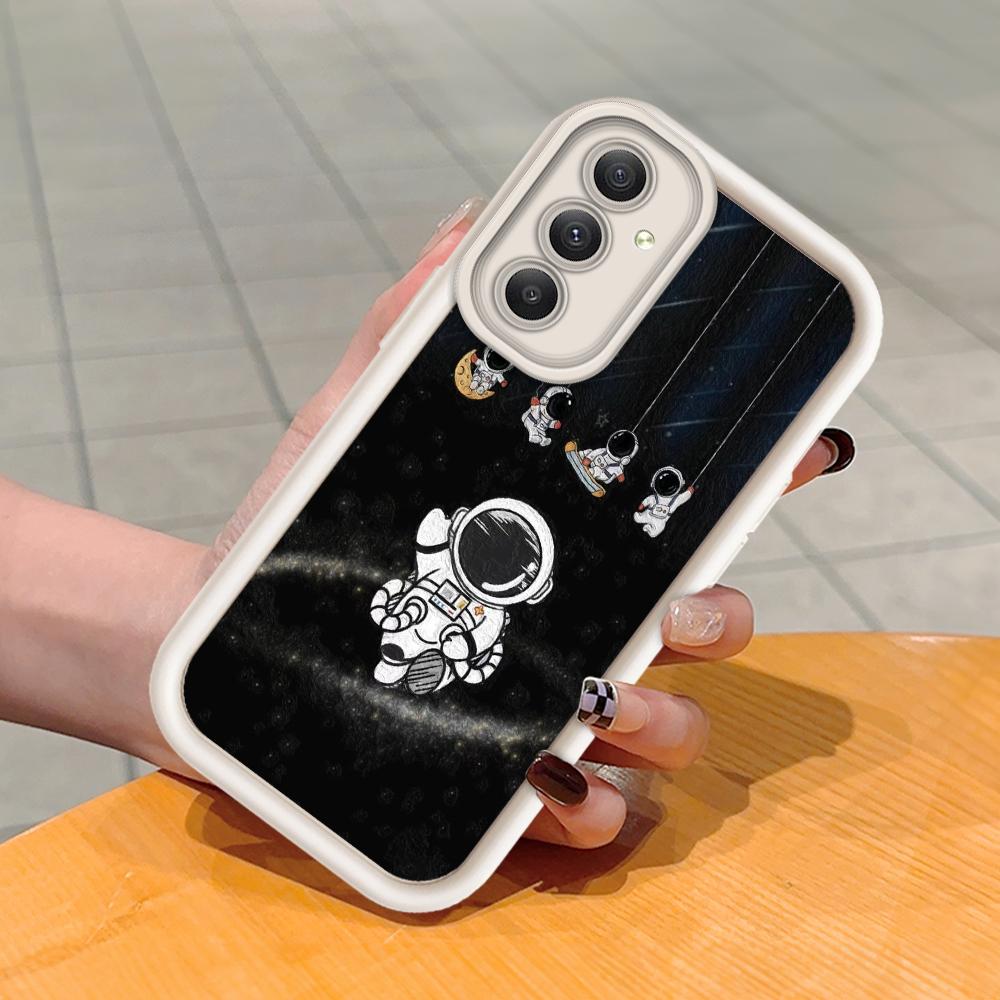 Soft Silicone Square Ladders Cartoon Pattern Full Cover Camera Protection Shockproof Case for Huawei Honor Xiaomi Redmi Samsung