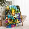 Custom Name Maya the Bee Theme Printed Blanket - Perfect for Couch, Bed, Travel & Outdoor Use | Machine Washable, Cozy & Durable.