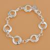 925 Sterling Silber Armband Herz Hohe Qualität Romantik Kette Für Frau Männer Mode Verlobungsparty Hochzeit Schmuck Geschenk