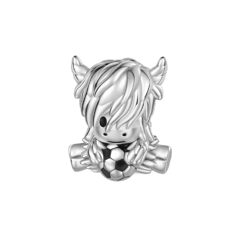 Weihnachtsmann Schneemann Isolationsperle, Kupfer Glückshase Kuh Tier Anhänger Weihnachtsgeschenk Fitdiy Armbänder, Halsketten Geschenke